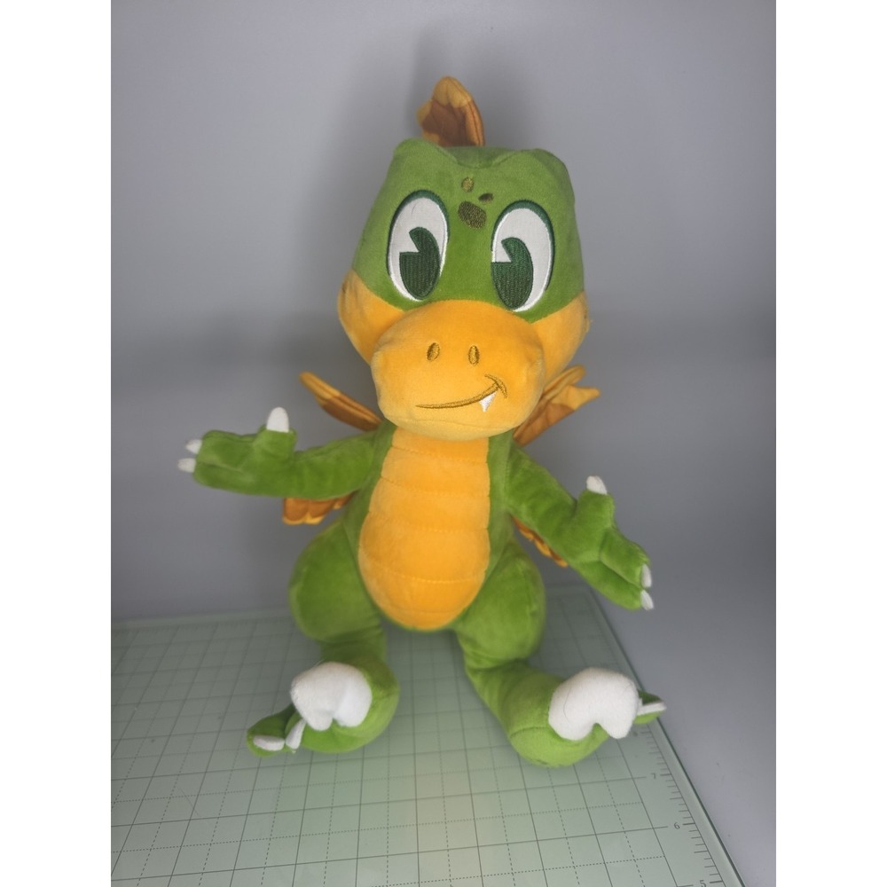 Disney Animal Kingdom Daryl Dinosaur Green 12" Plush Stuffed Animal Toy Dinoland